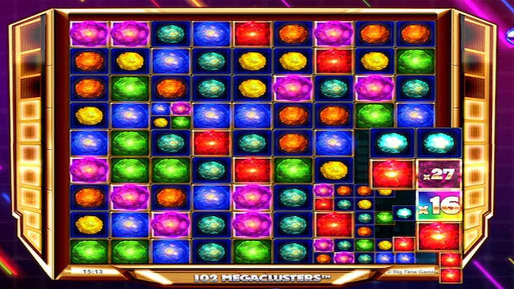 Screenshot of Cyberslot Megaclusters slot from Big Time Gaming