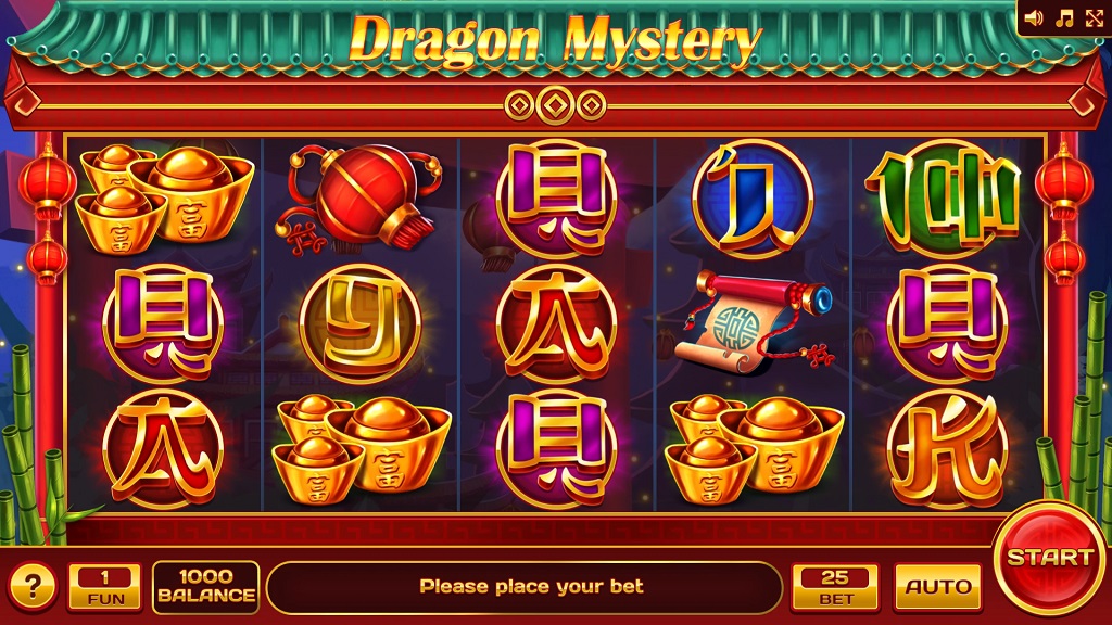 Screenshot of Dragon Mystery slot from InBet