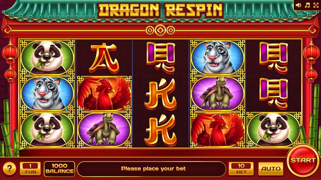 Screenshot of Dragon Respin slot from InBet