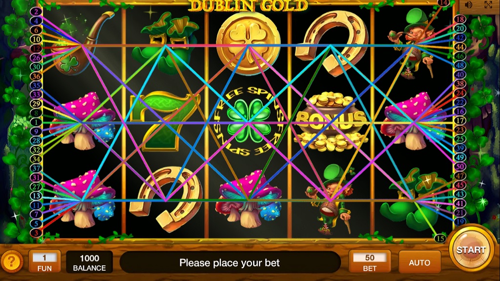 Screenshot of Dublin Gold slot from InBet
