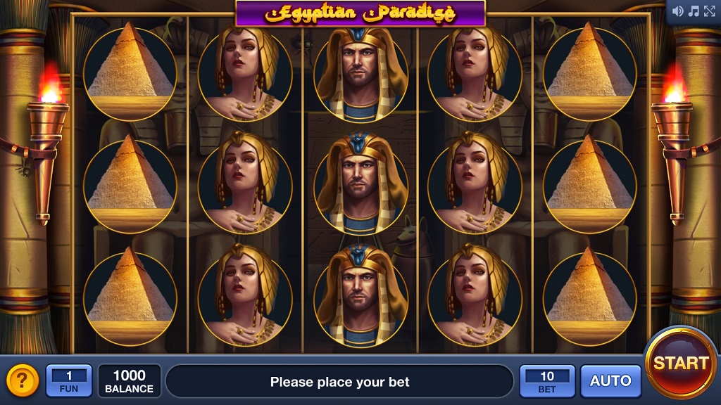 Screenshot of Egyptian Paradise slot from InBet