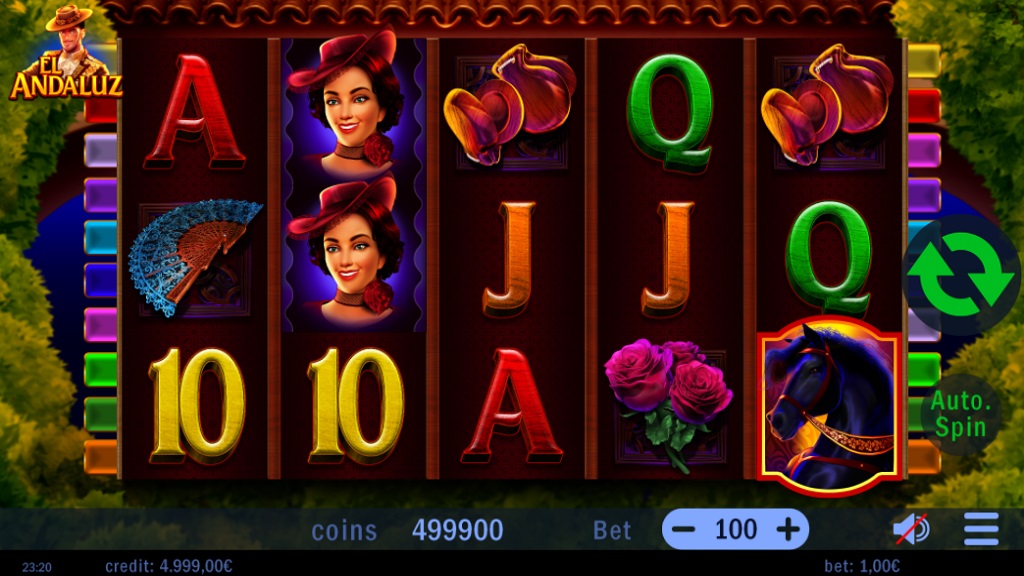 Screenshot of El Andaluz slot from Swintt