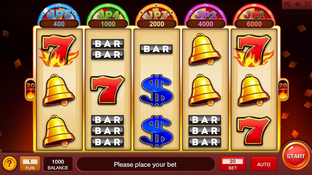 Screenshot of Flaming 7's slot from InBet