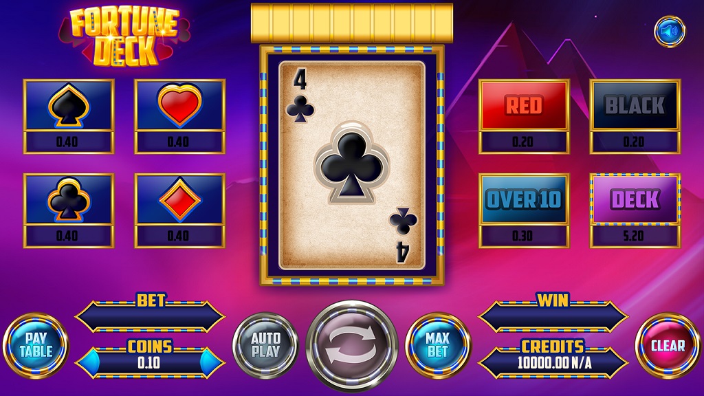 Screenshot of Fortune Deck slot from Felix Gaming