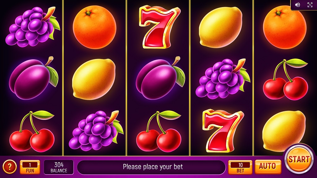 Screenshot of Fruit Bang slot from InBet