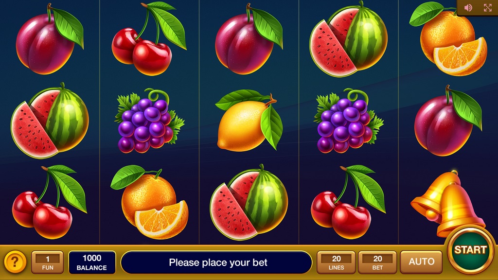 Screenshot of Fruits and Wild slot from InBet
