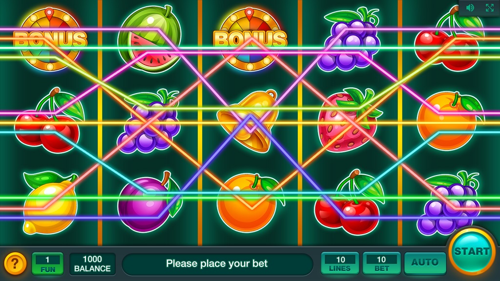Screenshot of Fruits Fortune Wheel slot from InBet