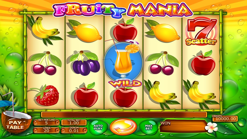 Screenshot of Fruity Mania slot from Felix Gaming