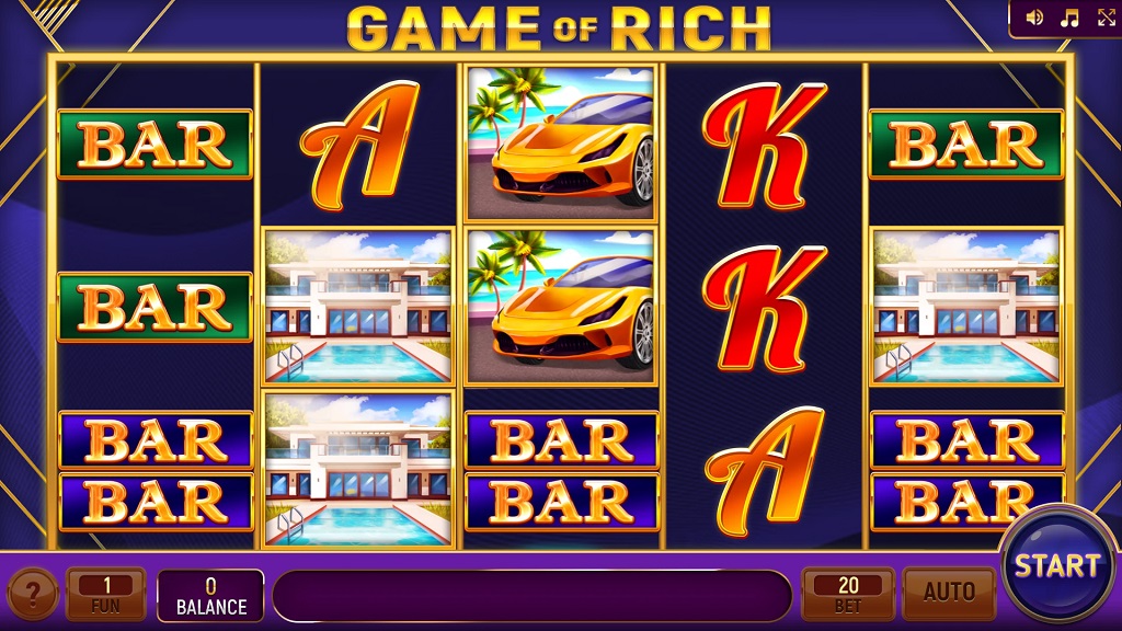 Screenshot of Game of Rich slot from InBet