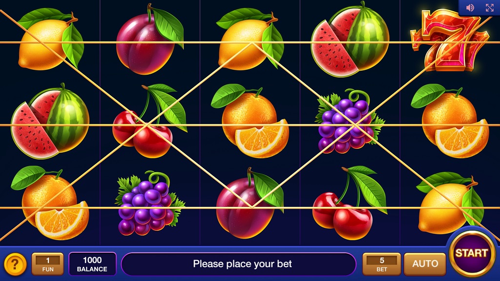 Screenshot of Glaring Hot slot from InBet