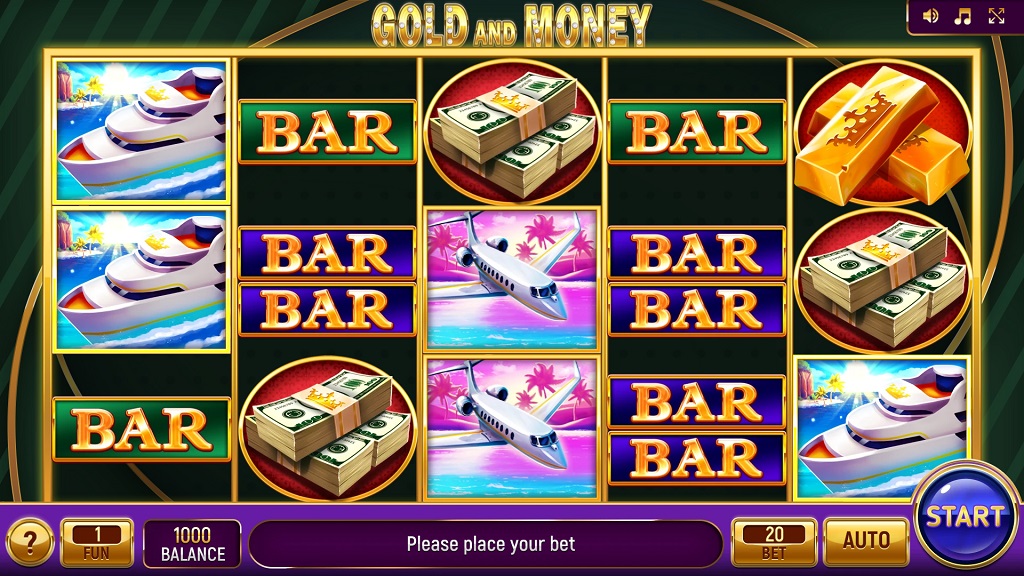 Screenshot of Gold and Money slot from InBet