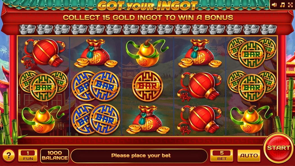 Screenshot of Got Your Ingot slot from InBet