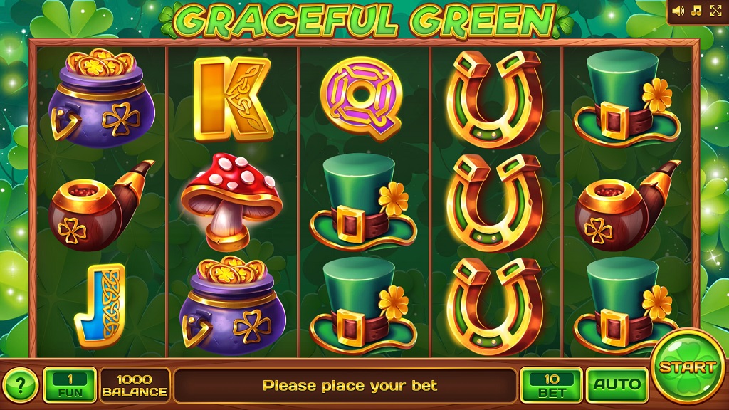Screenshot of Graceful Green slot from InBet
