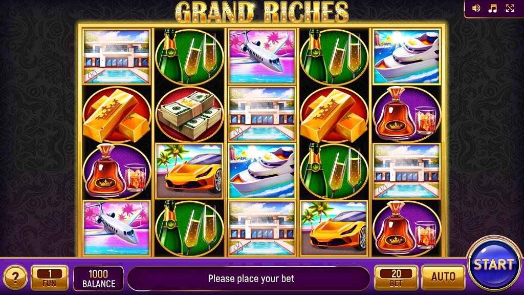 Screenshot of Grand Riches slot from InBet