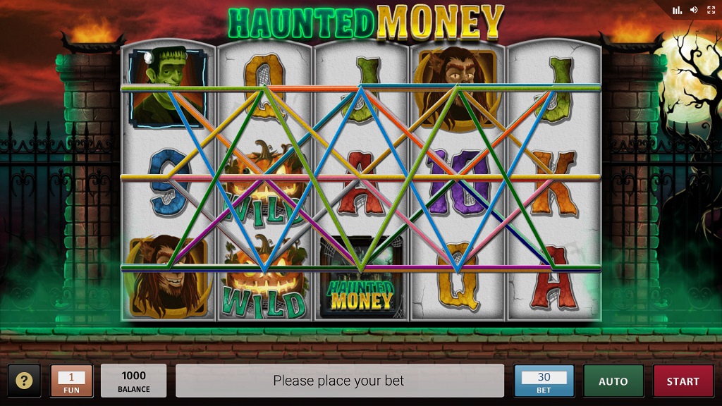 Screenshot of Haunted Money slot from InBet