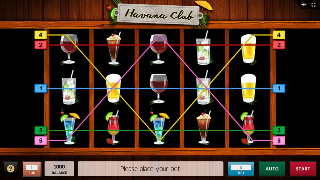 Screenshot of Havana Club slot from InBet