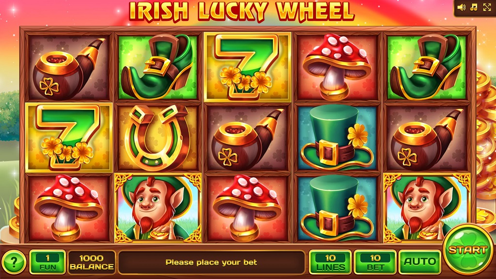 Screenshot of Irish Lucky Wheel slot from InBet