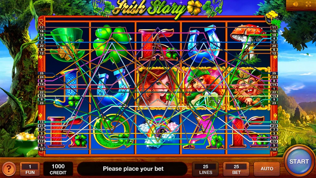 Screenshot of Irish Story slot from InBet