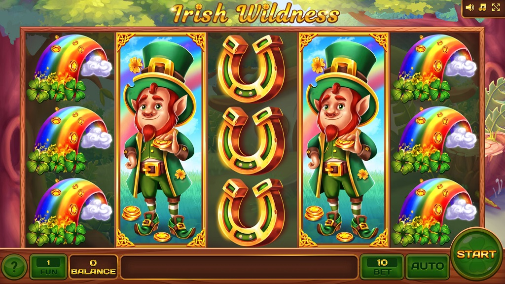 Screenshot of Irish Wildness slot from InBet