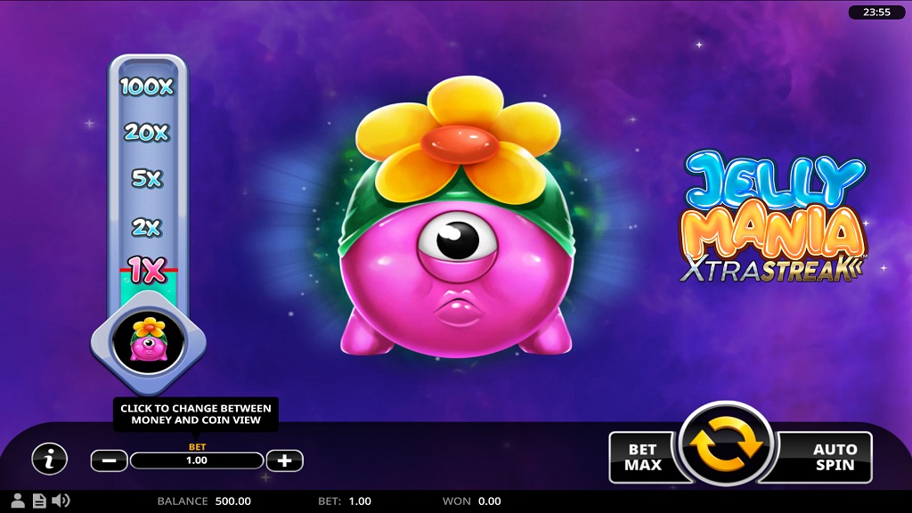 Screenshot of Jelly Mania XtraStreak slot from Swintt