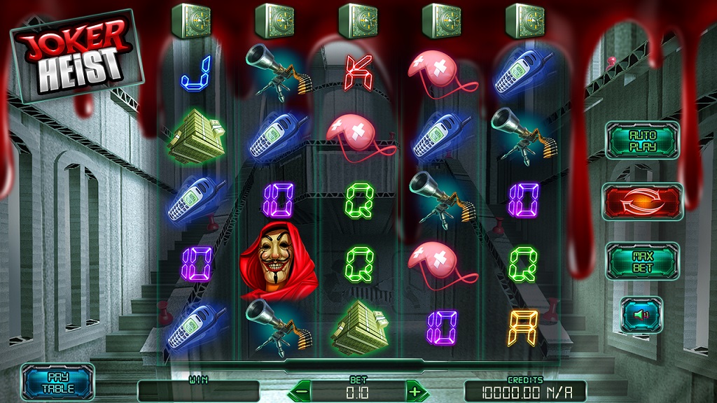 Screenshot of Joker Heist slot from Felix Gaming