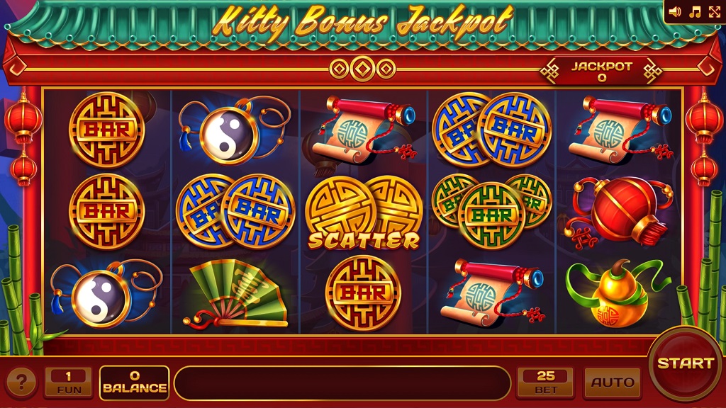 Screenshot of Kitty Bonus Jackpot slot from InBet