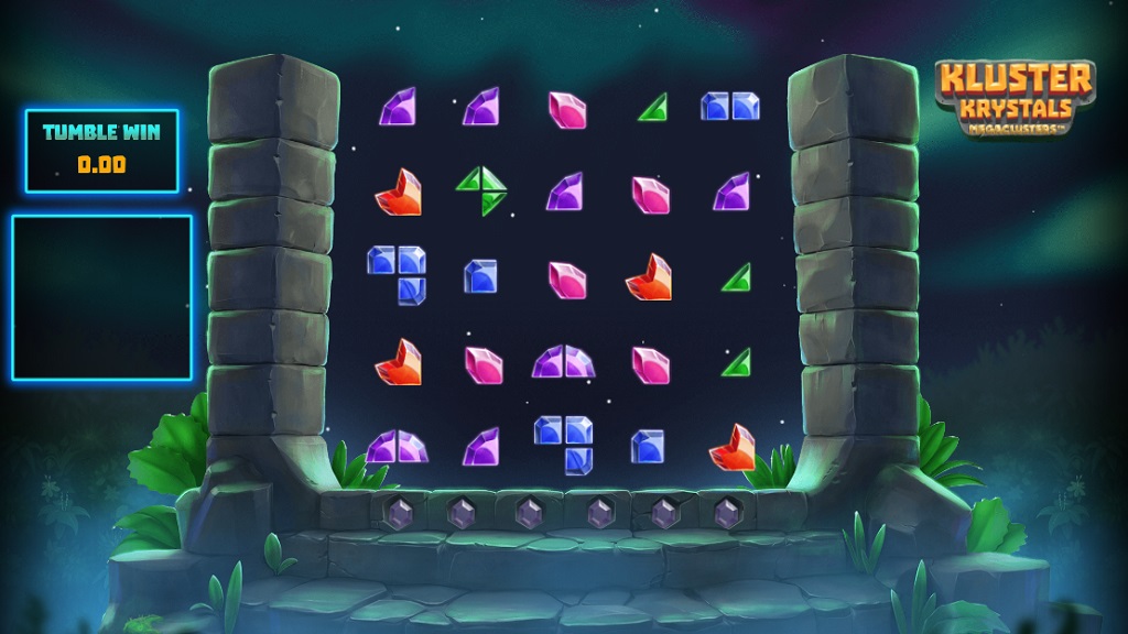 Screenshot of Kluster Krystals Megaclusters slot from Relax Gaming