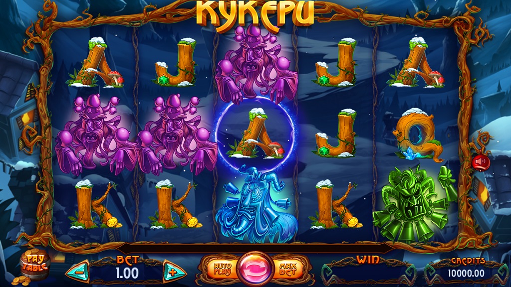 Screenshot of Kukers slot from Felix Gaming