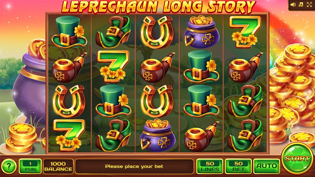 Screenshot of Leprechaun Long Story slot from InBet