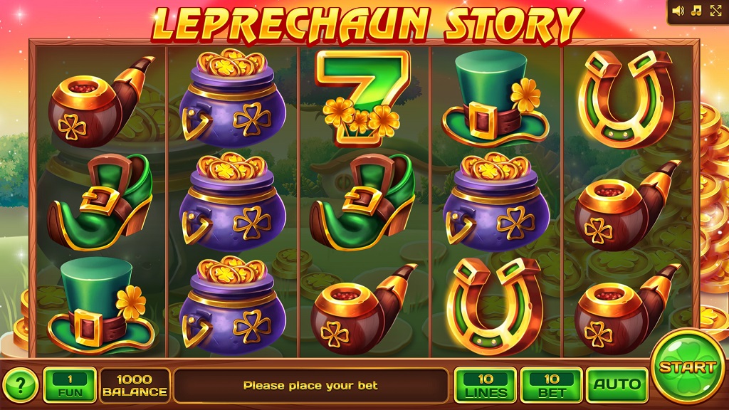 Screenshot of Leprechaun Story slot from InBet