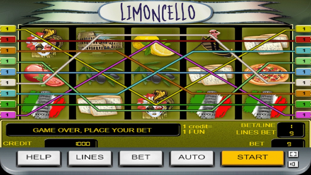 Screenshot of Limoncello slot from InBet