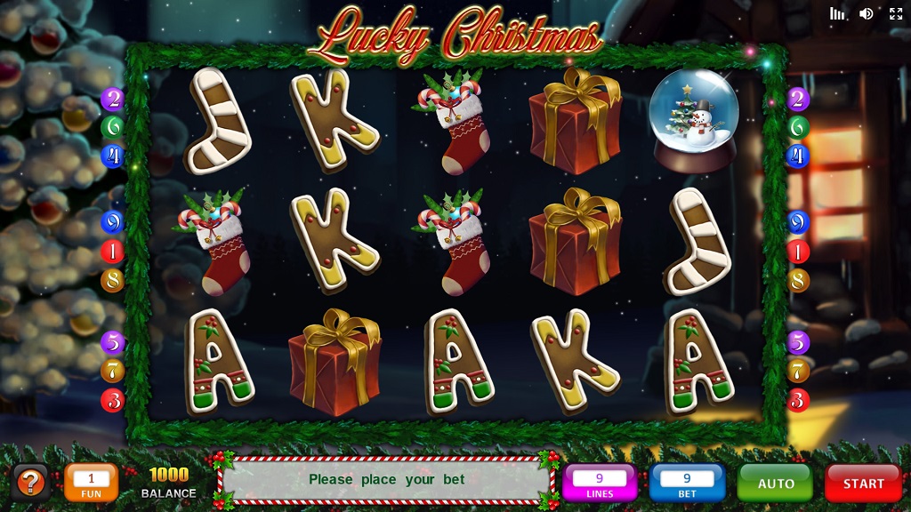 Screenshot of Lucky Christmas slot from InBet