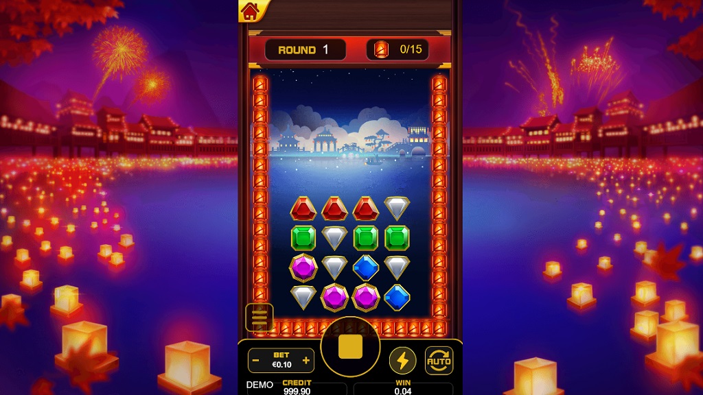 Screenshot of Lucky Crush slot from Playstar