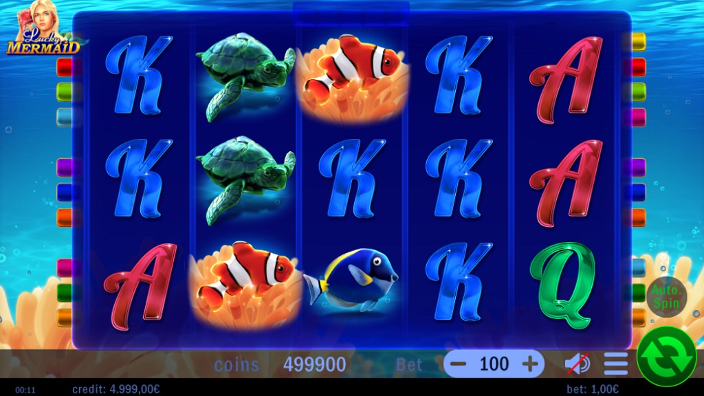 Screenshot of Lucky Mermaid slot from Swintt