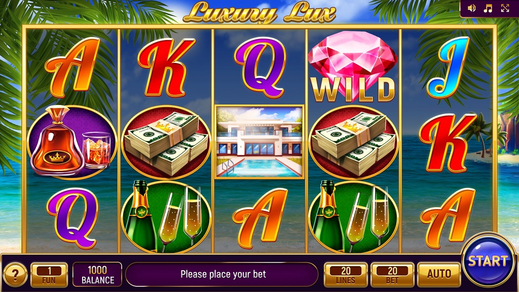 Screenshot of Luxury Lux slot from InBet