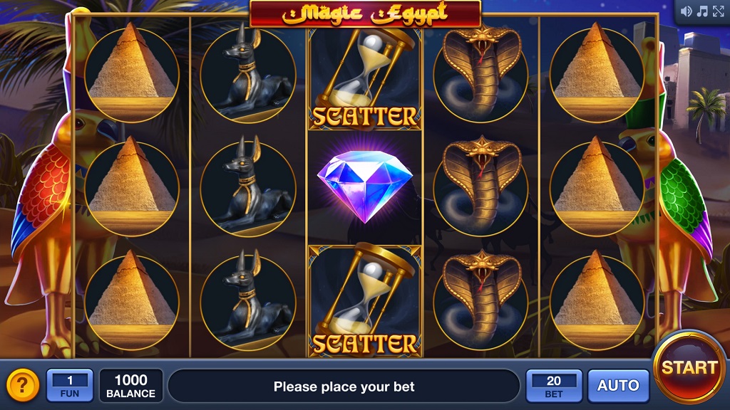 Screenshot of Magic Egypt slot from InBet