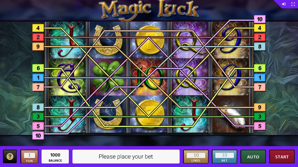 Screenshot of Magic Luck slot from InBet