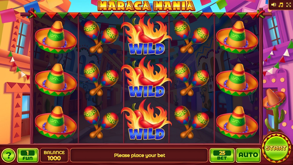 Screenshot of Maraca Mania slot from InBet