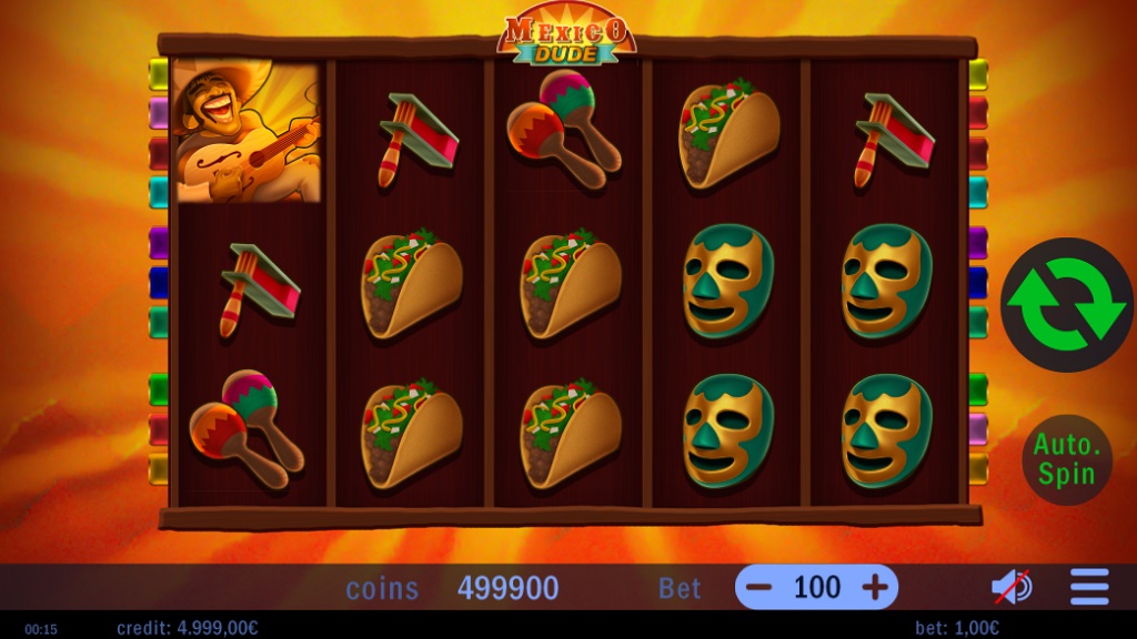 Screenshot of Mexico Dude slot from Swintt