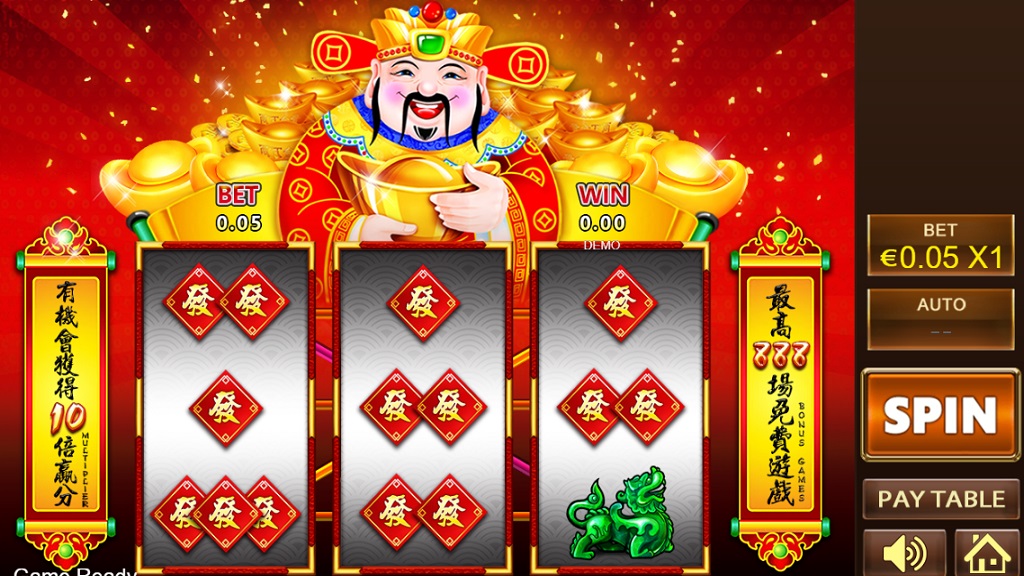 Screenshot of Money Come In slot from Playstar