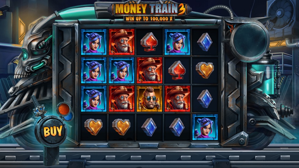 Screenshot of Money Train 3 slot from Relax Gaming