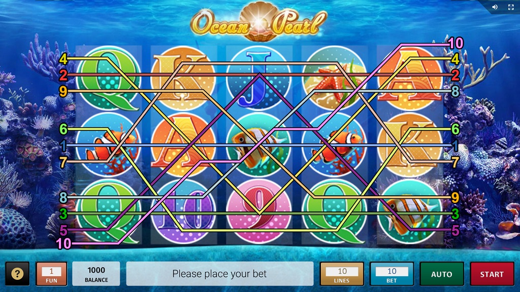 Screenshot of Ocean Pearl slot from InBet