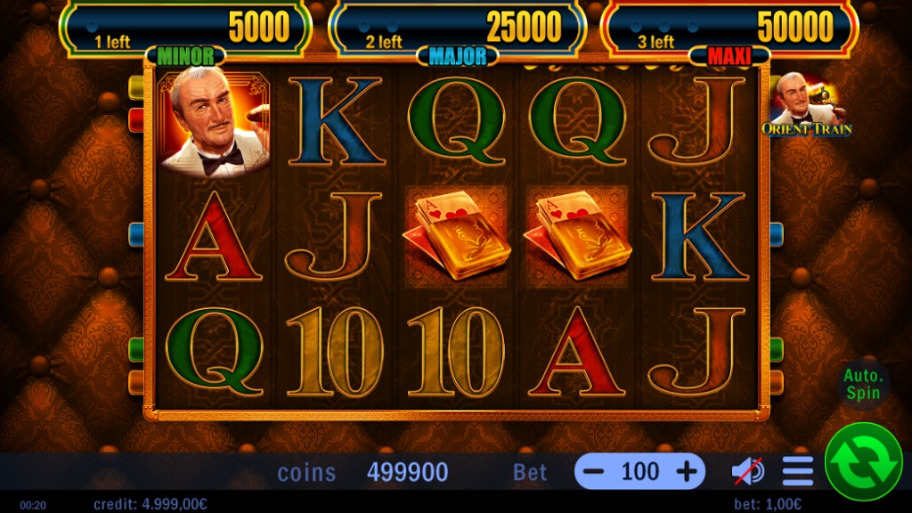 Screenshot of Orient Train slot from Swintt