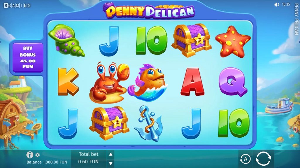 Screenshot of Penny Pelican slot from BGaming