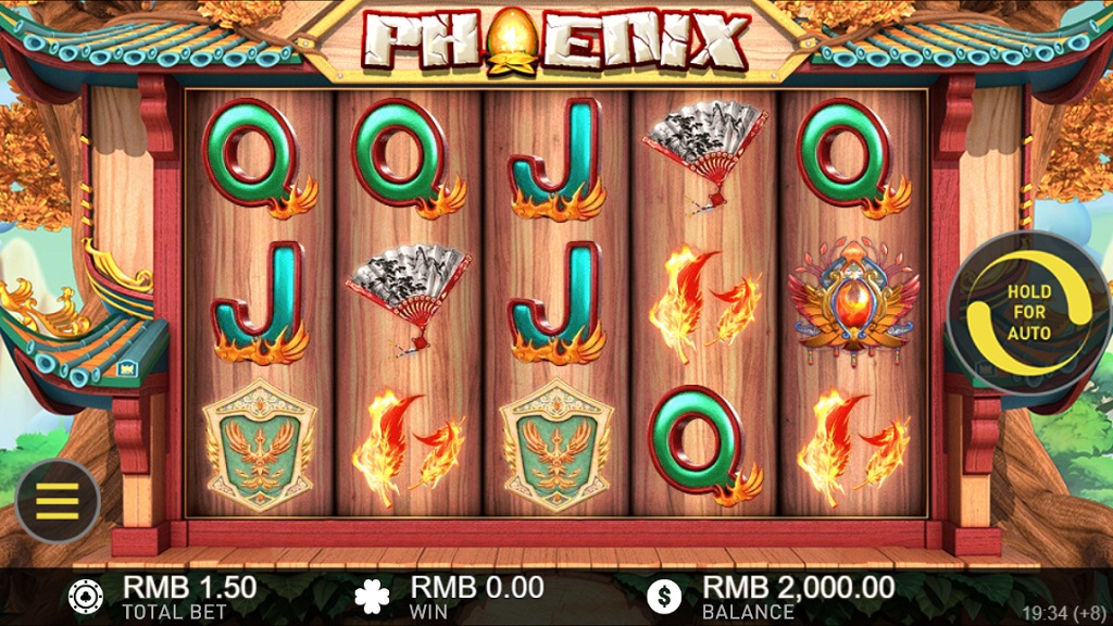 Screenshot of Phoenix slot from GamePlay