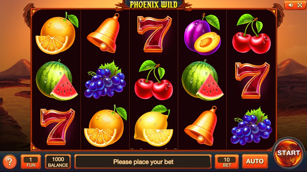 Screenshot of Phoenix Wild slot from InBet