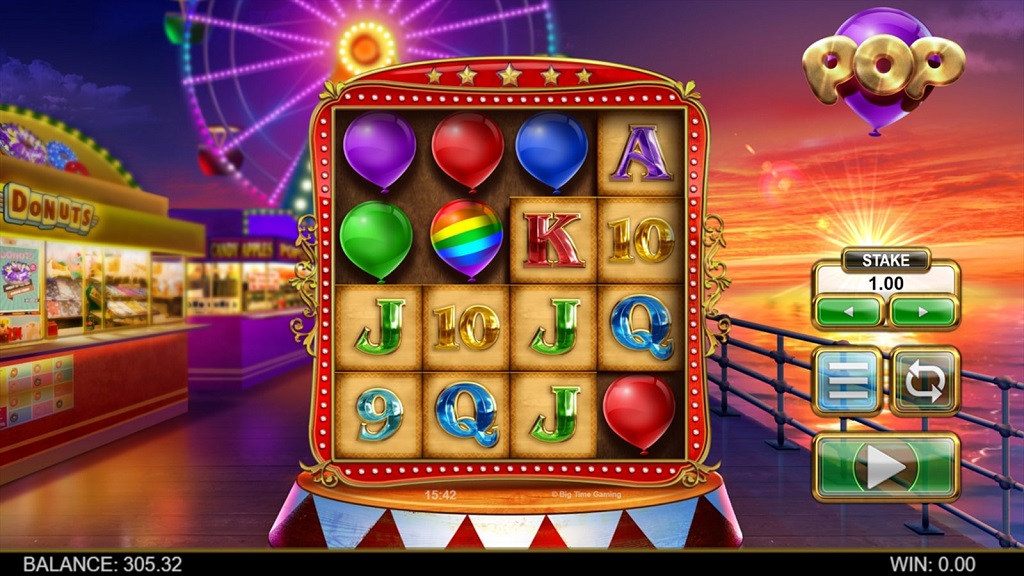 Screenshot of Pop slot from Big Time Gaming