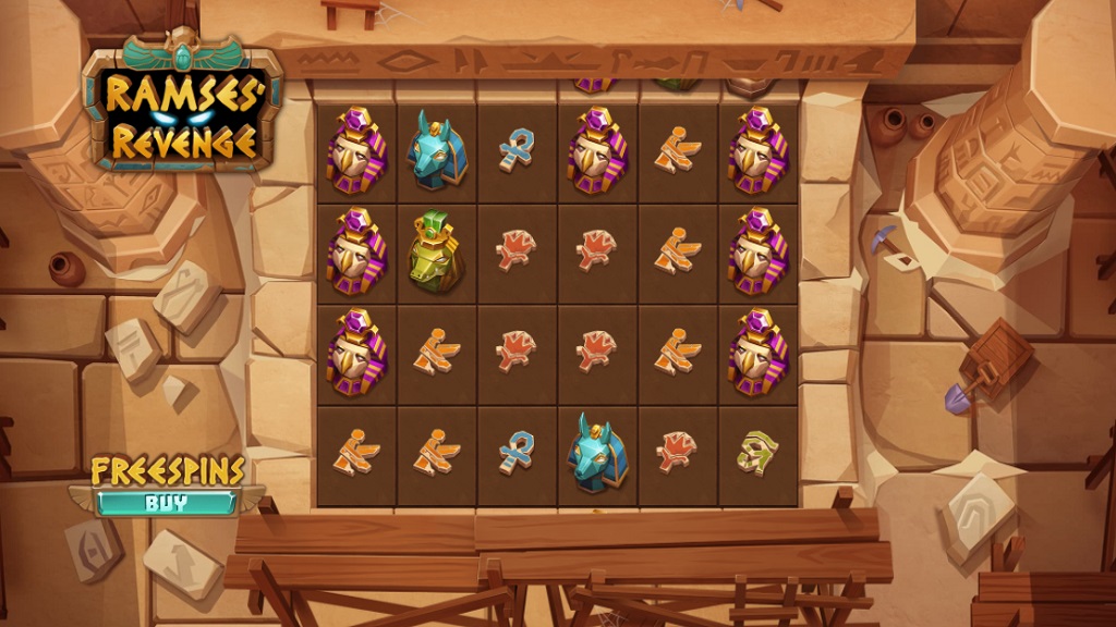 Screenshot of Ramses Revenge slot from Relax Gaming