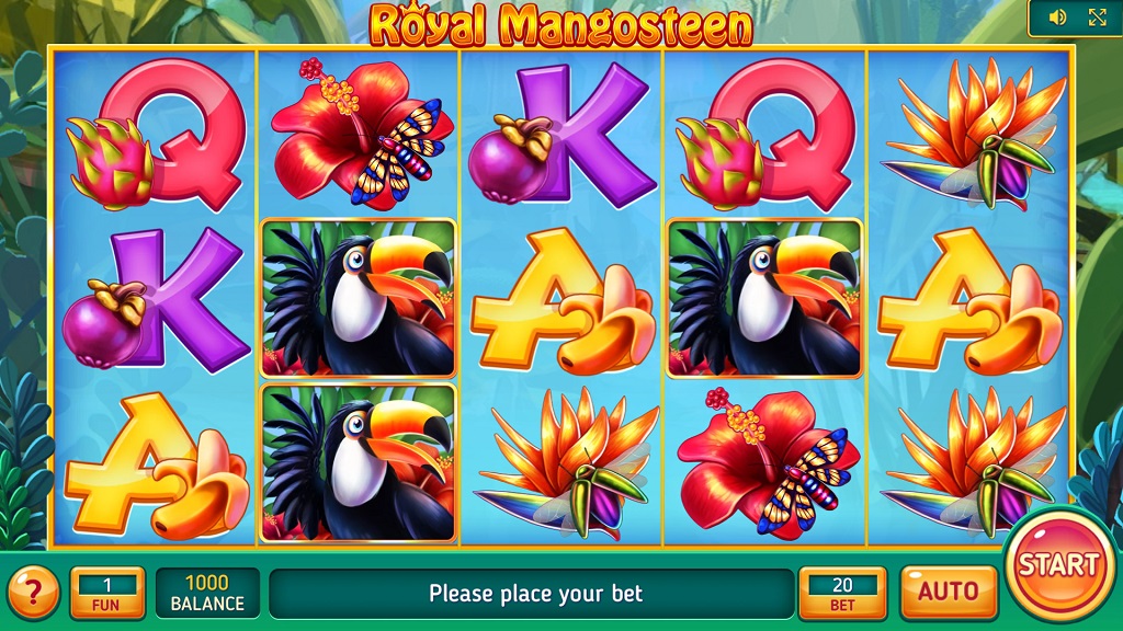 Screenshot of Royal Mangosteen slot from InBet