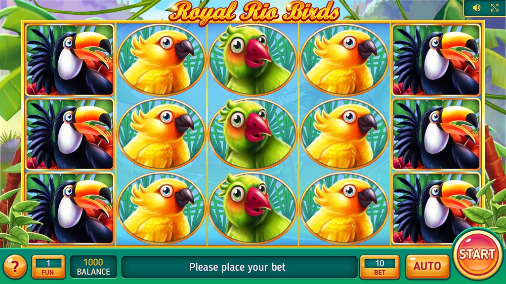 Screenshot of Royal Rio Birds slot from InBet